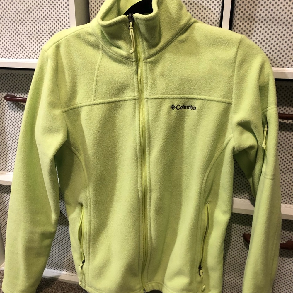 Columbia zip up sweater